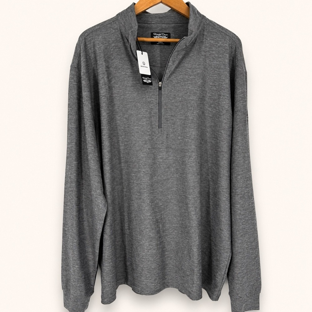 NEW Straight Down Mens XXL Crusher Quarter Zip Bulleit Whiskey‎ Logo Golf Sporty